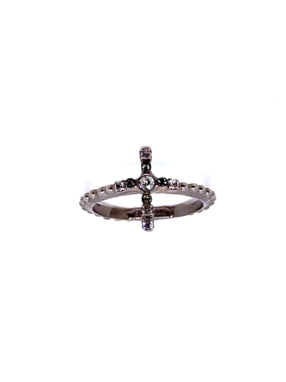 Sorrelli Crystals Cross Ring